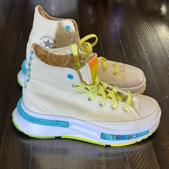 NEW Converse Run Star Legacy CX High Mi Gente Capsule Natural Sneakers Unisex